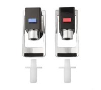 Robinet de rechange de type poussoir pour distributeur d'eau - Robinet de boisson en plastique sûr - Valve chaude et froide 103 x 50 mm