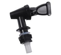 Robinet de Rechange Noir pour Distributeur D’Eau en Acier inoxydable | Levier de Service Rapide, Résistant à Corrosion, Clé Moyeu, pour Fontaines Filtrantes et Bars à Boissons