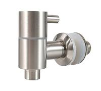 Robinet de rechange pour distributeur de boissons - Ouverture de 1,9 cm - Levier en acier inoxydable - Bec verseur pour verre - Seau en céramique et porcelaine - Système de filtre à gravité (16 mm)