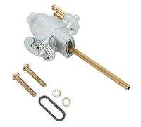 Robinet de réservoir de carburant pour moto 16950-300-020, robinet d’arrêt de réservoir de carburant de remplacement avec filtre intégré et double sortie, compatible avec
