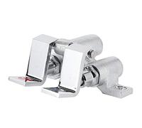 Robinet de Robinet en Laiton à Fermeture Automatique pour Robinets, Robinet de Robinet Facile à Installer pour, Hôtels, Restaurants, Cantines (Clapet de Pied à Double