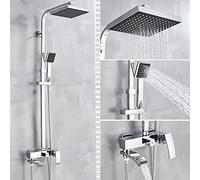 Robinet de salle de bain à effet pluie, robinet de bain mural pour baignoire, douche, mitigeur de douche à effet pluie