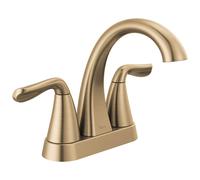 Robinet de salle de bain central Delta Faucet Arvo Gold, robinet de lavabo de salle de bain dor , ensemble de vidange inclus, bronze champagne 25