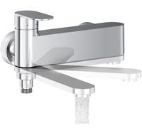 Robinet de salle de bain | Design réduit | Mitigeur de baignoire à une main | Robinet de baignoire | Solution unique | CR II 022 noir, chrome | RAVAK (Chromée)