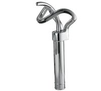 Robinet de salle de bain doré, lavabo noir, laiton gris, mitigeur de lavabo, cascade d'eau chaude et froide(Tall chrome)