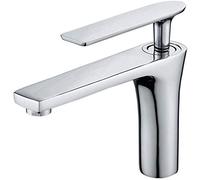 Robinet de Salle de Bain Lavabo Robinet de Lavabo Mitigeur Lavabo Mitigeur Robinet Laiton Moderne Monobloc Vestiaire Robinet d'eau Chaude et Froide