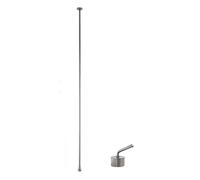 Robinet de Salle de Bain Moderne à Montage au Plafond avec Motif Goutte d'eau mitigeur Eau Chaude/Froide à poignée Unique for Baignoire et lavabo(Sit-Down switches-Gray)