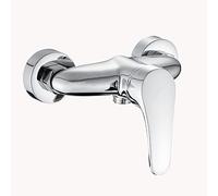 Robinet de salle de bain mural à poignée unique, robinet d'évier de salle de bain, robinet de douche à levier unique, accessoires de salle de bain muraux en laiton