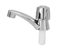 Robinet de Salle de Bains à Trou Unique pour Camping-car, Robinet de Lavabo D'eau Froide chromé, Bateau de Yacht