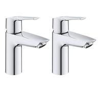 Robinet de salle de bains GROHE QUICKFIX Start Chromé, Économie d'eau, Installation Facile