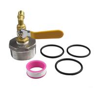 Robinet de sortie de rechange en acier inoxydable de 5,1 cm avec joints toriques pour réservoir d'huile et d'eau, tambour de 200 L