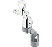 Robinet de refoulement Schlösser 0082601550001 DN 15, 2000 / 2 ", chromé mat, avec 2000 système
