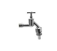 robinet de sortie Universal 422317 laiton chromé mat, 2000 / 2 ", aérateur de tuyau, Rückflussverhinderer , raccord à Rückflussverhinderer