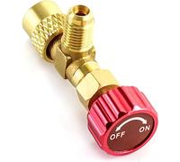 Robinet de soupape d'arrêt R32 R290 R1234YF femelle 1/2 ACME SX (gauche) - sortie mâle 1/4 SAE PROFESSIONAL SERIES