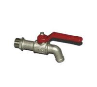 Robinet de soutirage 1/2'', laiton nickelé pour fût - CEMO - 3775