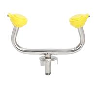 Robinet de Station de Lavage oculaire d'urgence, unité de Premiers Secours Portable Murale, buse de Lavage oculaire en ABS en Acier Inoxydable avec pulvérisation aérée pour site