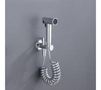 Robinet de toilette moderne à double jet, mural, vanne d'angle à double sortie, vanne céramique non électrique, tube de Bourdon électroplaqué, G1/2"