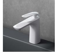 Robinet de vasque exclusif chromé SOGOOD WAM-7201 - Blanc - 16,5cm