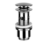 Robinet de vidange Gessi Stop&Go 1 1/4"ur lavabos avec trop-plein, robinet à tige min. 64mm/max.85mm, 1422, 01422149, Couleur: Optique Finox