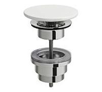 Robinet de vidange Laufen H8981880000001 non fermable, avec couvercle en céramique saphir, blanc