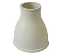 Robinet de WC équerre nickelé brut M12/17 - Ecrou Prisonnier 12/17