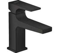 Robinet de WC Hansgrohe Metropol 100 avec bonde push open et bec fixe en saillie de 12,7 cm noir mat 32500670