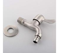 Robinet d'eau 1/2 '' Baux de salle de bain en acier inoxydable Robinet robinet mural monteur de lavabo