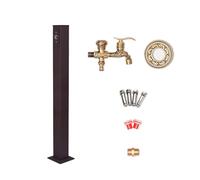 Robinet d'eau à montage au sol, Outdoor Garden Hydrant Faucet Stainless Steel Copper Spigot Multiple Sizes(95cm/37.4inch)