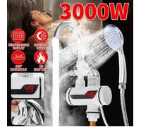 Robinet d'eau chaude instantané - CHANGM - Poignée unique - 3000W - Pivotant 360° - Inox 304