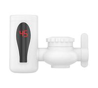Robinet d'eau chaude instantané, robinet chauffe-eau, rotatif double mode avec écran LED, pour cuisine, évier, activités de plein air, événements, restauration, camping, espaces