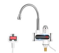 Robinet D'Eau Chaude InstantanéE 3000 W, Robinet éLectrique Avec Affichage de la TempéRature LED, Chauffe-Eau du Robinet