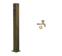 Robinet d'eau de jardin en acier inoxydable 304 pour parcs et cours, sortie d'eau cylindrique indépendante, idéal pour l'architecture de paysage