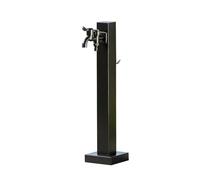 Robinet d'eau de jardin en acier inoxydable, robinet d'extérieur antigel autoportant, fontaine décorative pour l'irrigation et l'arrosage du jardin