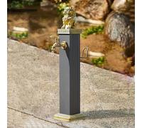 Robinet d'eau de jardin extérieur avec pistolet pulvérisateur vertical résistant au gel pour fontaine décorative et bouche d'incendie