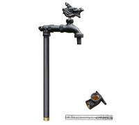 Robinet d'eau extérieur encastré dans le sol, Garden Dragon Faucet Outdoor Freestanding Antifreeze All Copper Multicolor Multiple Sizes(Black,80cm/31in)