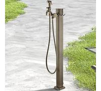Robinet d'eau extérieur encastré dans le sol, Vintage Outdoor Faucet Garden Hydrant with Water Pipe 80/96cm 32/38in(96cm/38in)