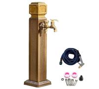 Robinet d'eau extérieur ZR98US, Bouche d'incendie avec Spray, antigel et Fissuration, Double Sortie pour l'irrigation du Jardin