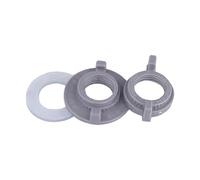 Robinet d'eau froide permanent de 1,2 m avec écrou renforcé en ABS - Plan imperméable pour salle de bain et cuisine - Pièce de rechange pour écrou de robinet ABS