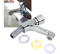 Robinet d'eau froide pour lavabo-G1/2-arrêt automatique temporisé en 4 à 6 secondes, idéal pour les lavabos et les salles de bains