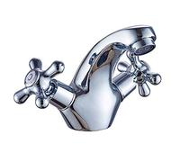 Robinet d'eau monotrou en cuivre, Robinet d'évier de Salle de Bains, Interrupteur d'eau Chaude et Froide, Robinet de Navire en Laiton Massif