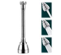 Robinet D'eau Pivotante à 360°,Douchette Robinet Cuisine,Rallonge Robinet avec 3 Modes,Aérateur Robinet Cuisine,Brise Jet Robinet Cuisine,Adaptateur Economiseur D'eau Pour Robinet