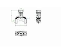 Robinet déquilibrage Hycocon - Femelle : 20x27