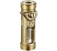 Robinet d'équilibrage OVENTROP Hycoflow VTB - avec affichage du débit, DN 25, filetage mâle à joint plat des deux côtés - 1060908 G