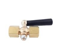 Robinet d'essai à 2 voies NT3059 Filetage 1/4 3/8 1/2 Femelle Cuivre Bouchon vanne pressostat Accessoires marins(1/4")