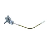 Robinet d'essence M12 x 1 vissé latéralement, levier métallique vers l'avant pour Puch Maxi P1