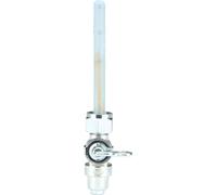 Robinet d'essence M16x1, sortie à l'arrière, avec poche à eau en métal, levier en métal