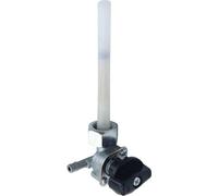 Robinet d'essence Robinet de carburant, M14 x 1, sortie à gauche, sans poche à eau, commutateur rotatif en plastique