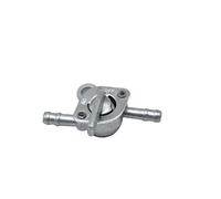 Robinet D'essence Universel pour Moto, 6mm, Interrupteur Petcock en Ligne, Tuyau De Carburant De 1M + 1 Filtre À Huile + 4 Clips