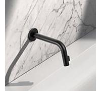 KEUCO IXMO Robinet mural encastré, sans garniture de vidage, saillie 185mm, 59518370201, Couleur: Noir Mat