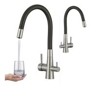 Robinet d'évier avec bec flexible pour filtre à eau RIVECO